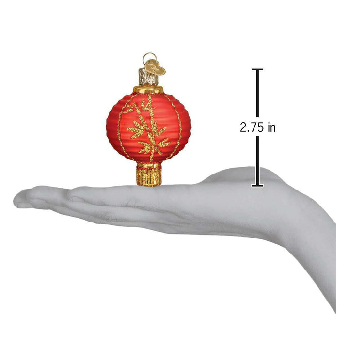 Old World Christmas Chinese Lantern Blown Glass Ornament