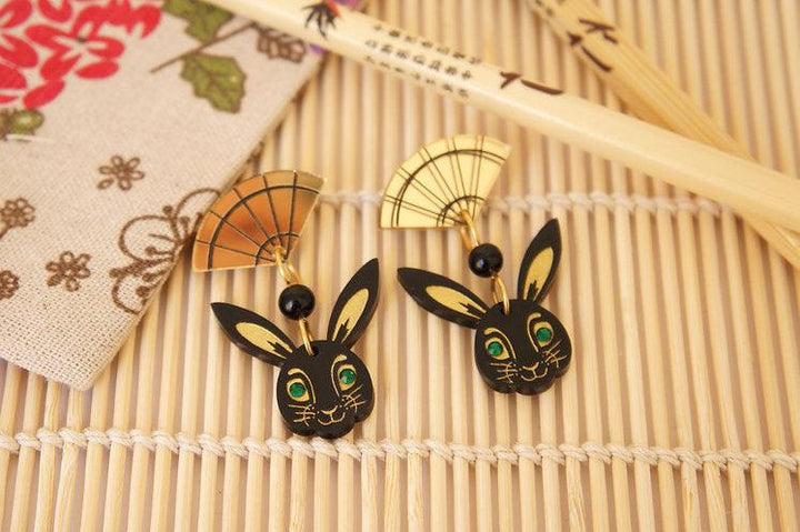 Chinese Year of the Rabbit Earrings by LaliBlue - Quirks!