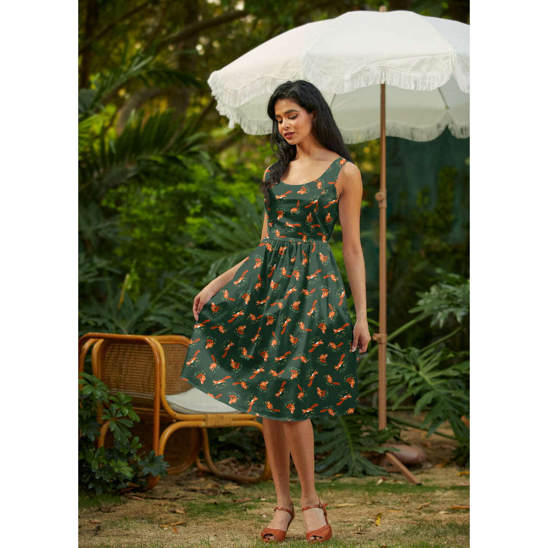 Chipmunks Fit & Flare Dress