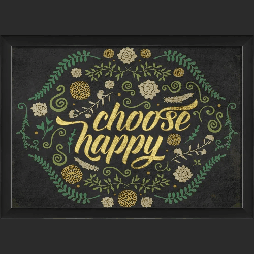 Choose Happy Wall Art - Quirks!