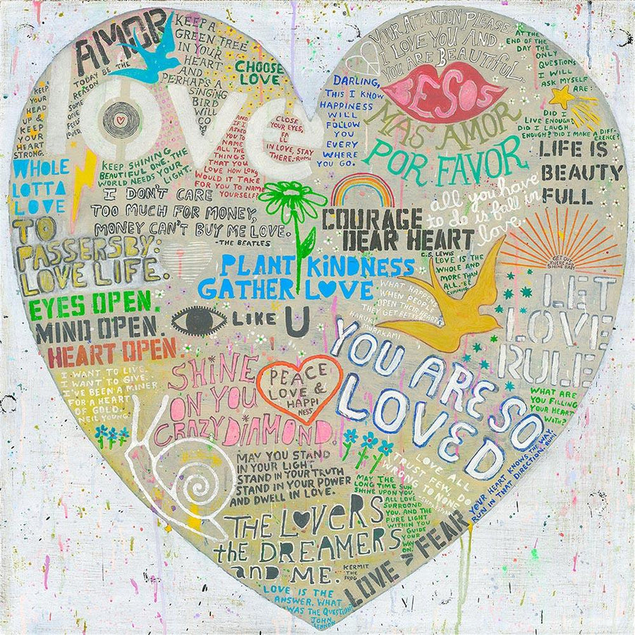 "Choose Love in White" Art Print - Quirks!