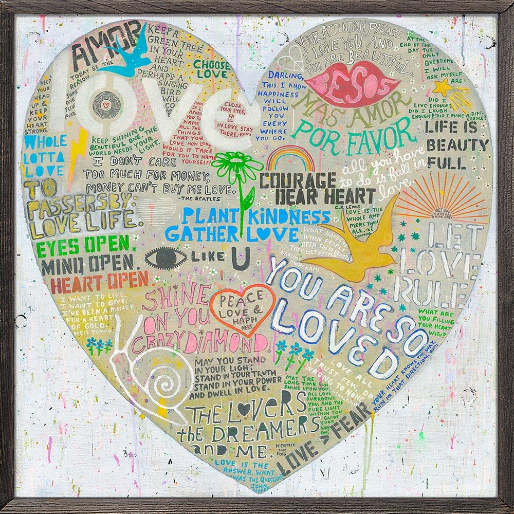 "Choose Love in White" Art Print - Quirks!