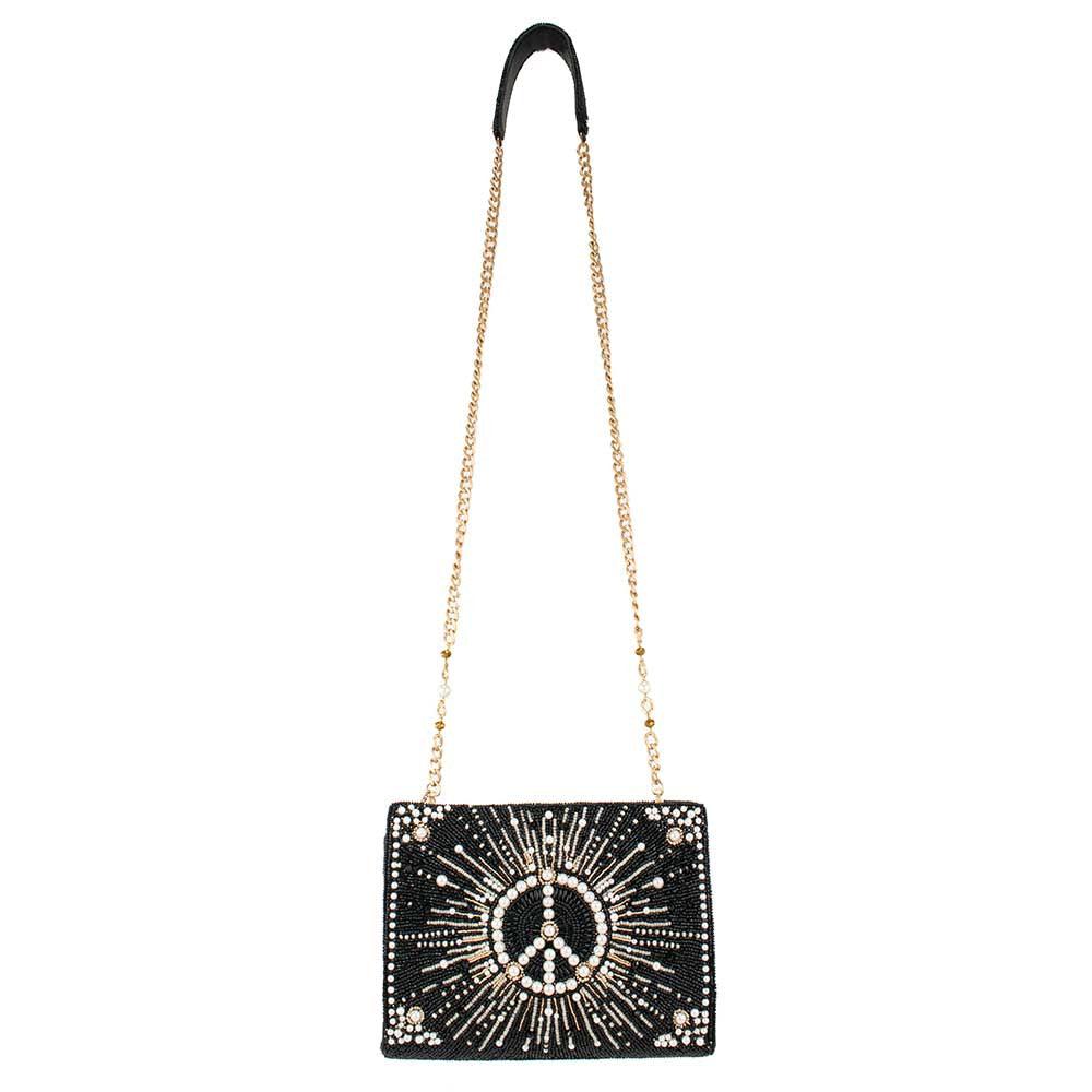 Choose Peace Crossbody Handbag by Mary Frances image 6