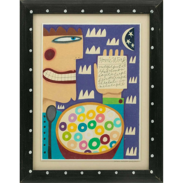 Chris Roberts-Antieau Mixed Media Collage 'Home Work'