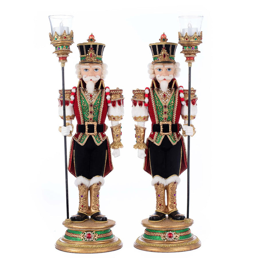 Christmas Ball Nutcracker Votive Assortment of 2 by Katherine's Collection image