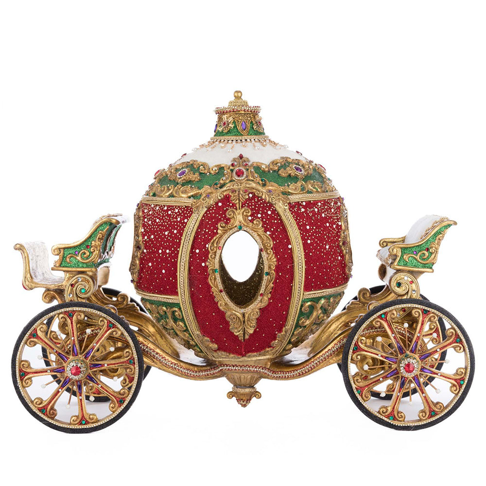 Christmas Ball Ornament Carriage by Katherine's Collection image 2