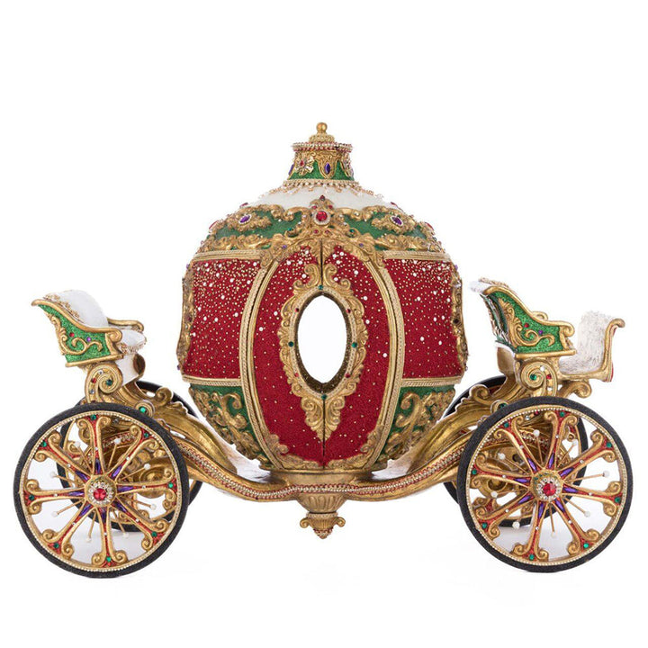 Christmas Ball Ornament Carriage by Katherine's Collection image