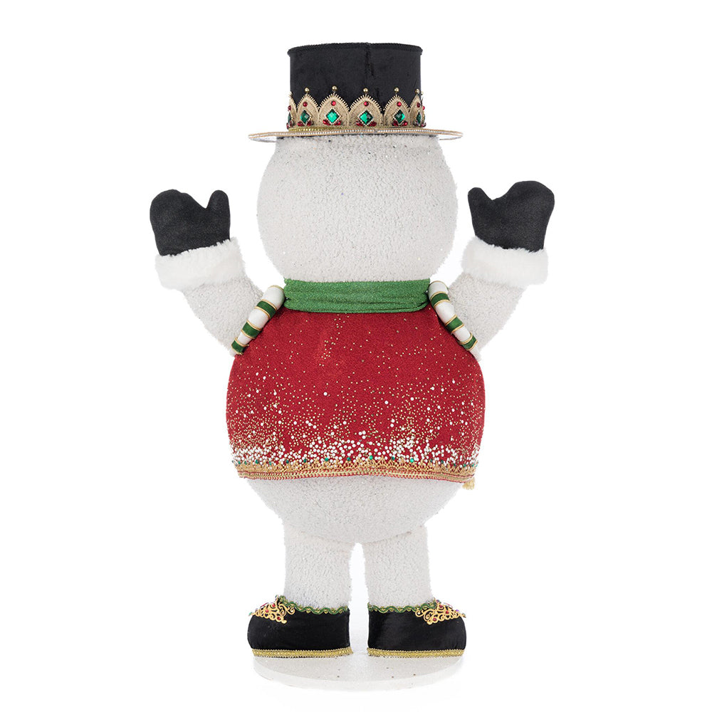 Christmas Ball Snowman Candy Container by Katherine's Collection image 4