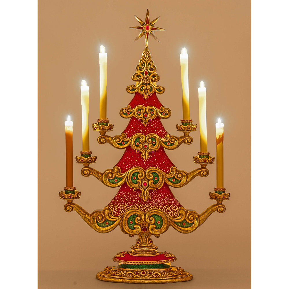 Christmas Ball Tree with Candles by Katherine's Collection image 1