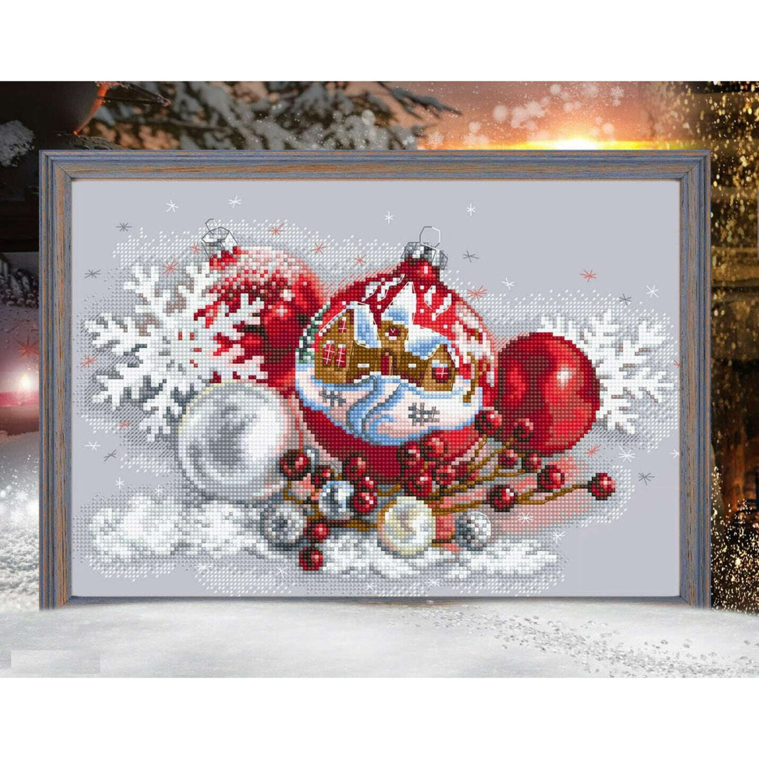 Christmas balls M921 Counted Cross Stitch Kit