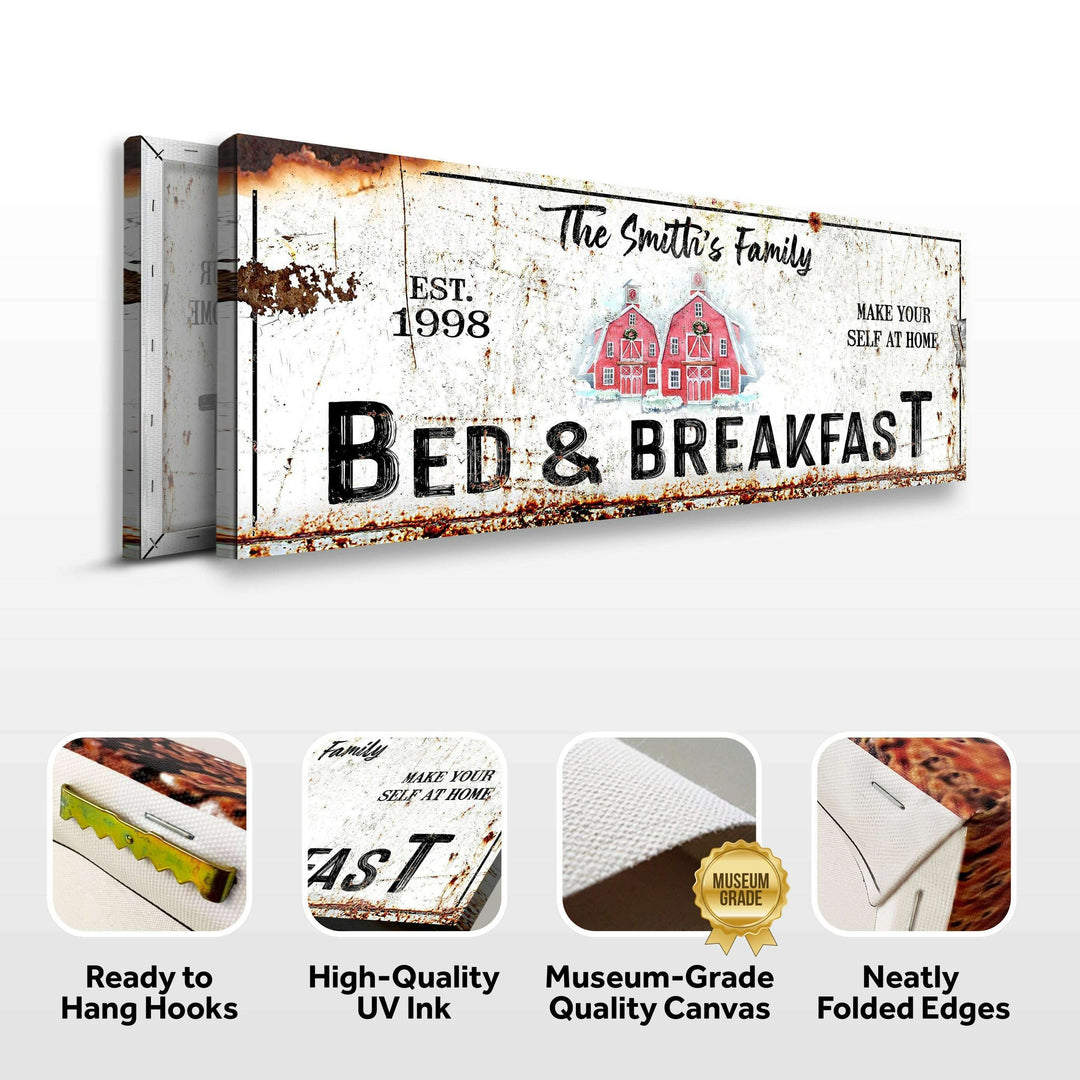 Christmas Bed & Breakfast Sign