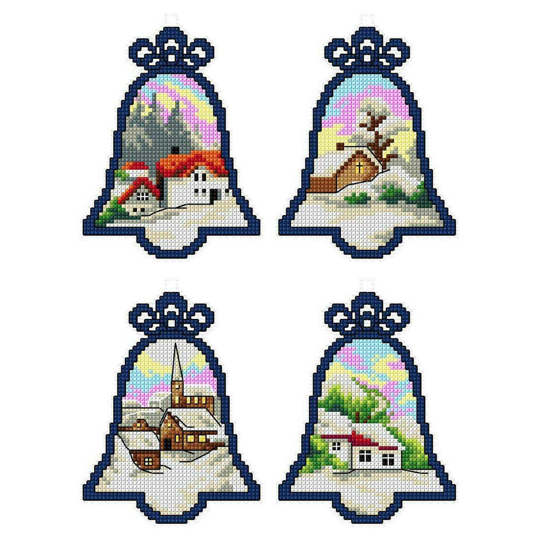 Christmas Bells 152CS Counted Cross-Stitch Kit