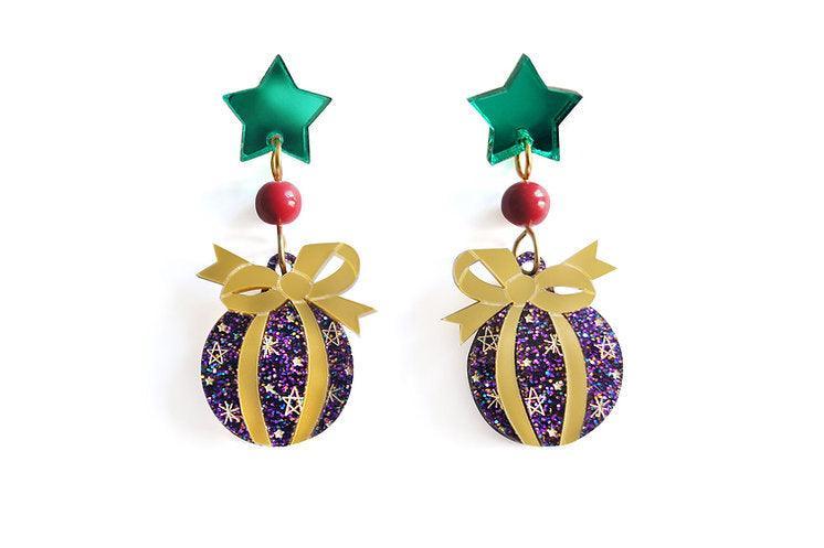 Christmas Bulbs Earrings by Laliblue - Quirks!