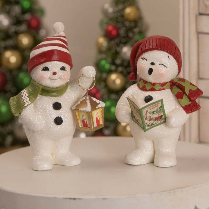 Christmas Caroling Snowman by Bethany Lowe Designs 2