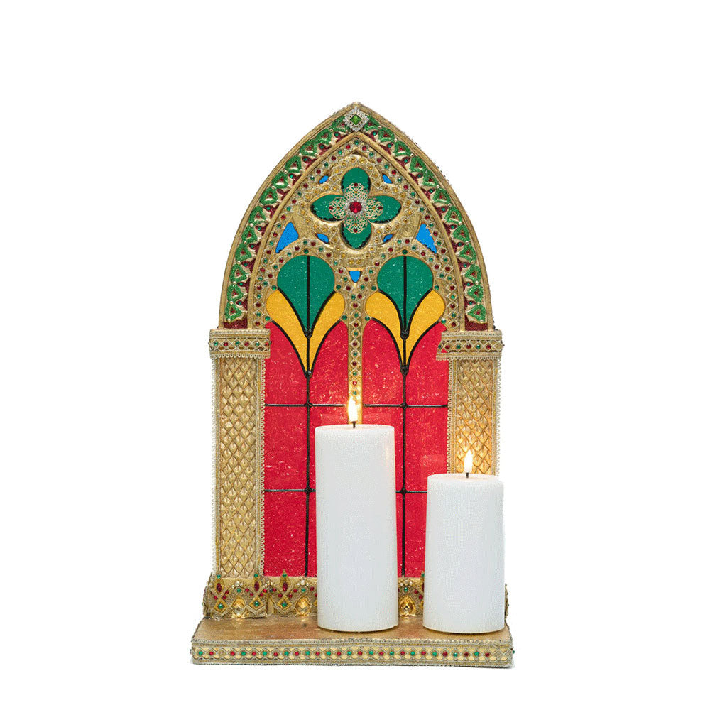 Christmas Castle Pillar Candle Holder by Katherine's Collection image 6