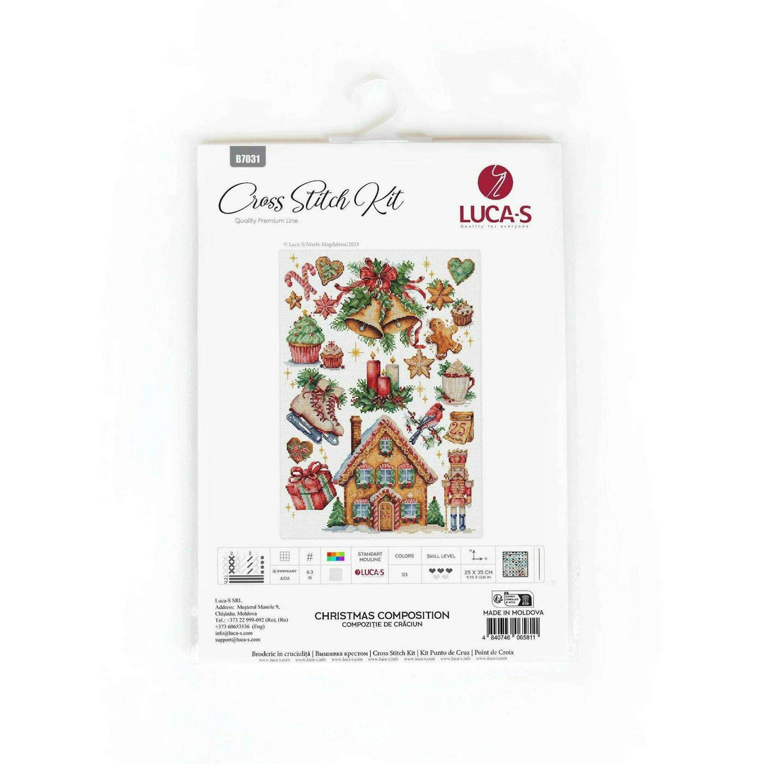 Christmas Composition B7031L Counted Cross-Stitch Kit