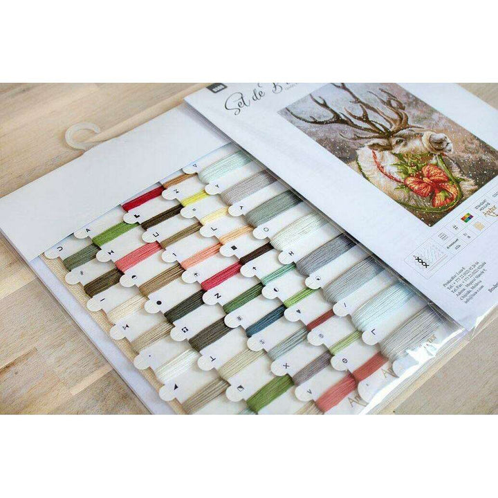 Christmas Deer B598L Counted Cross-Stitch Kit