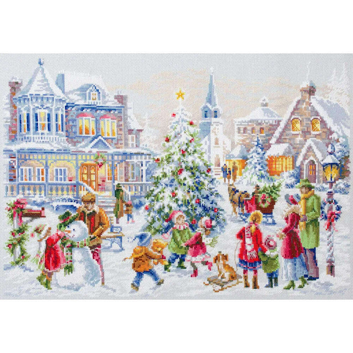 Christmas Eve 100-250 Counted Cross-Stitch Kit