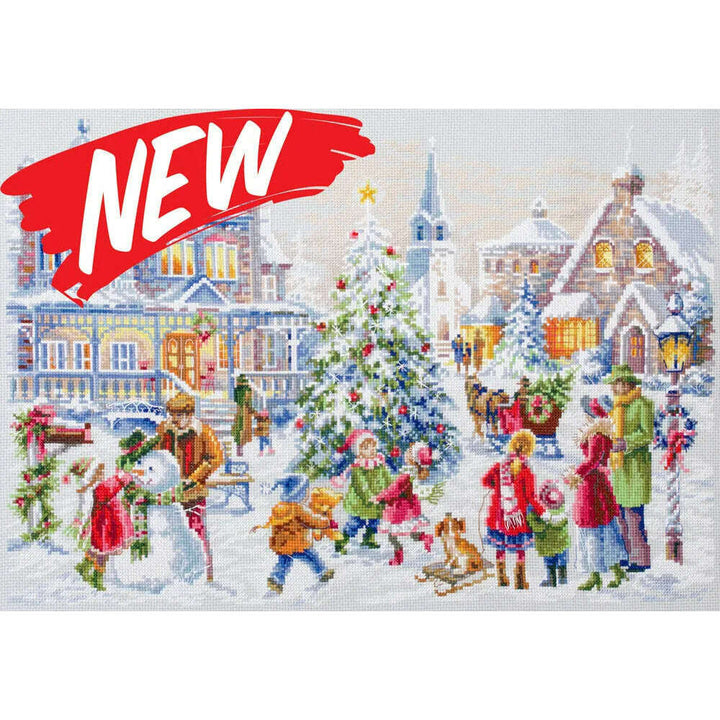 Christmas Eve 100-250 Counted Cross-Stitch Kit