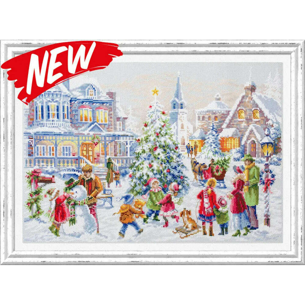 Christmas Eve 100-250 Counted Cross-Stitch Kit