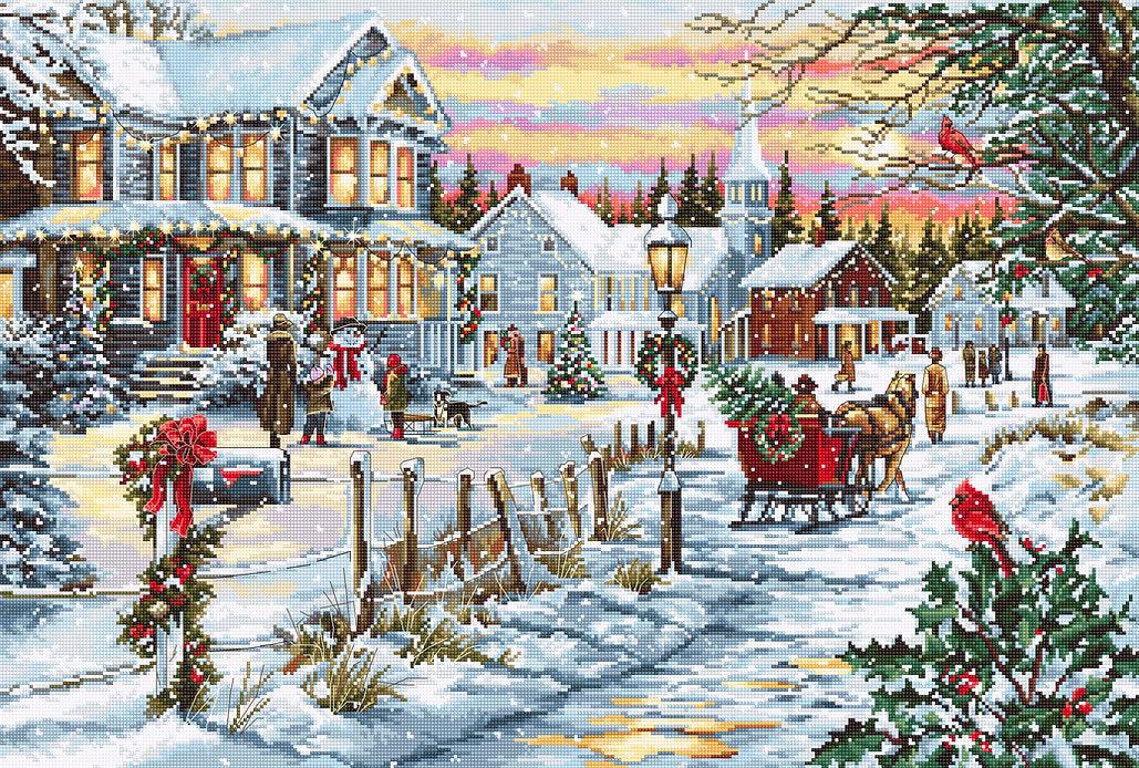 Christmas Eve B595L Counted Cross-Stitch Kit