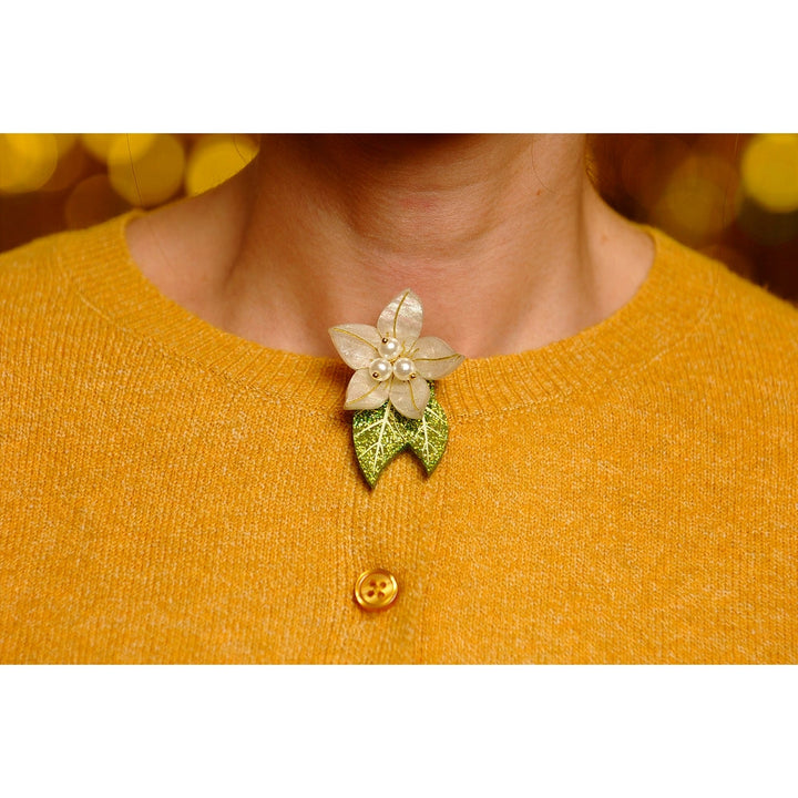 Christmas Flower Button Cover by Laliblue 5