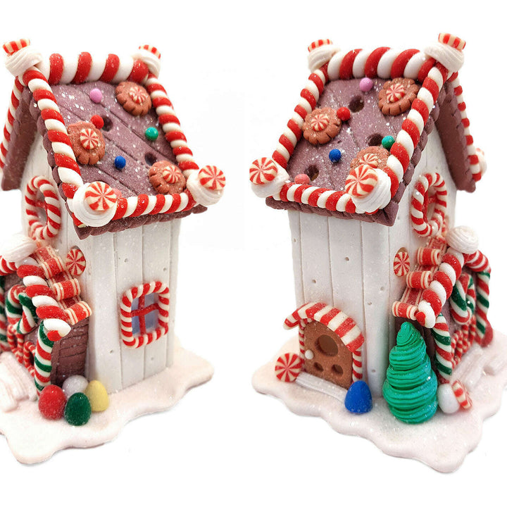 Christmas Gingerbread House. Wizardi Festive Decoration F07-N2-20-HA020C