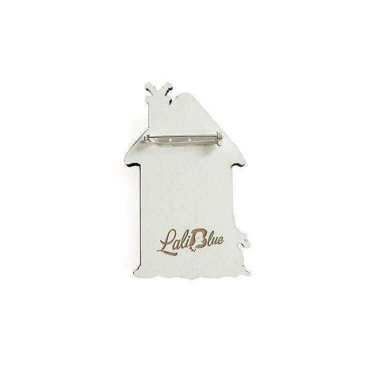 Christmas House Brooch by Laliblue - Quirks!