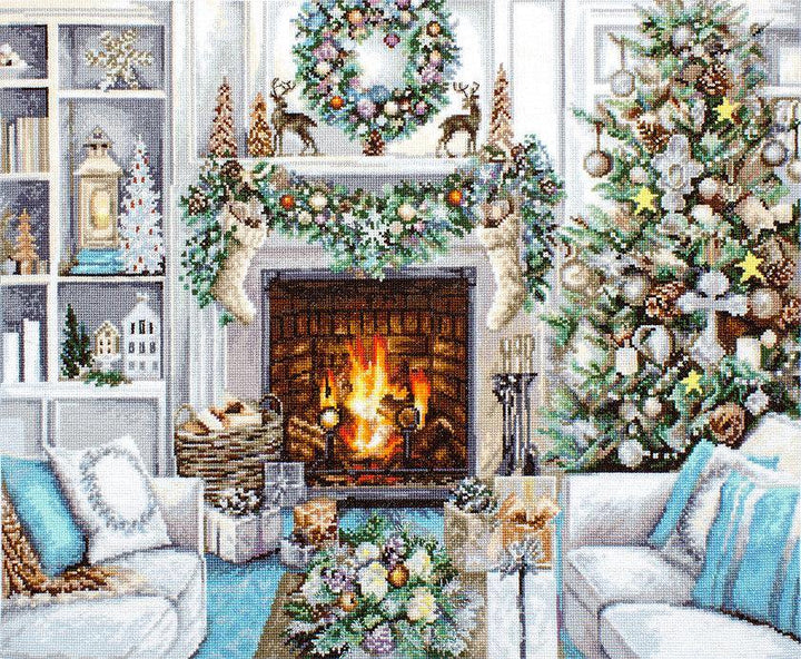Christmas Interior B2394L Counted Cross-Stitch Kit