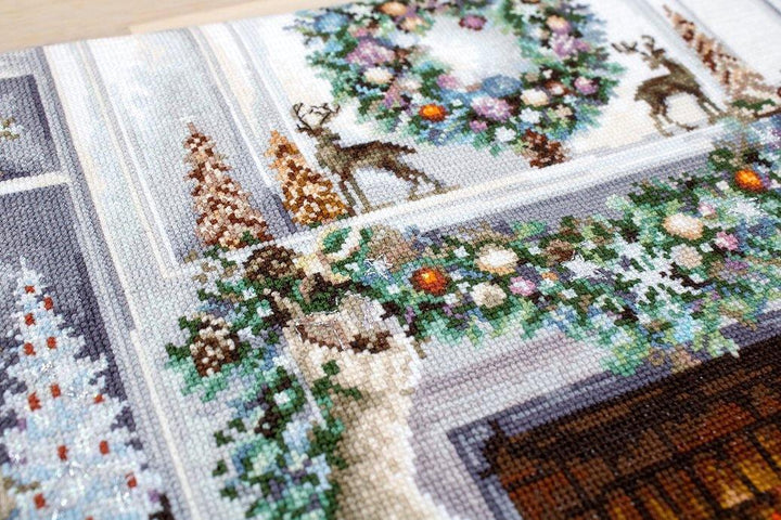 Christmas Interior B2394L Counted Cross-Stitch Kit