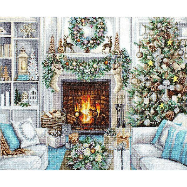 Christmas Interior B2394L Counted Cross-Stitch Kit