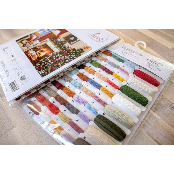 Christmas interior B591L Counted Cross-Stitch Kit