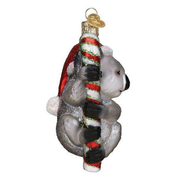 Old World Christmas Christmas Koala Blown Glass Ornament