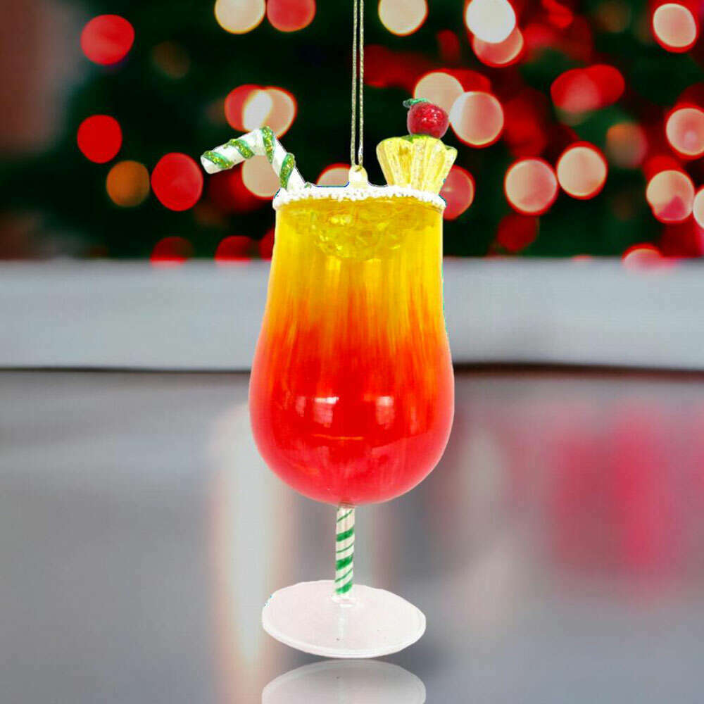 Chrismtas Mai Tai Ornament by December Diamonds 