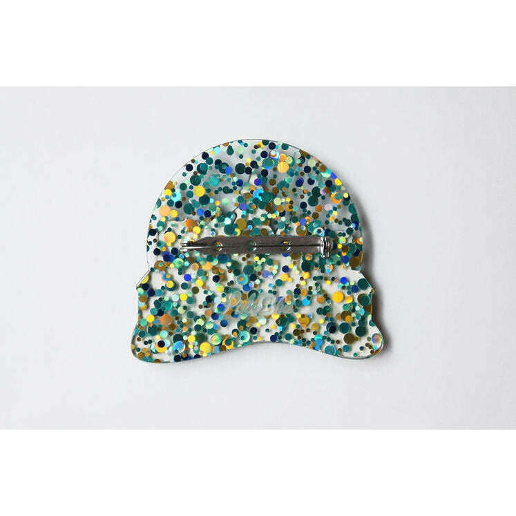 Christmas Market Brooch by Laliblue