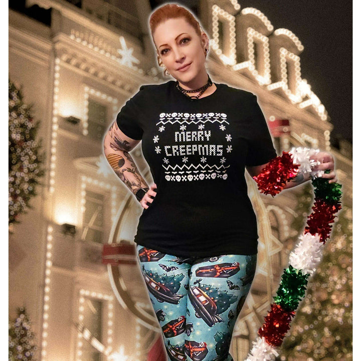 Christmas Merry Creepmas Ugly Sweater Tee - Unisex Shirt