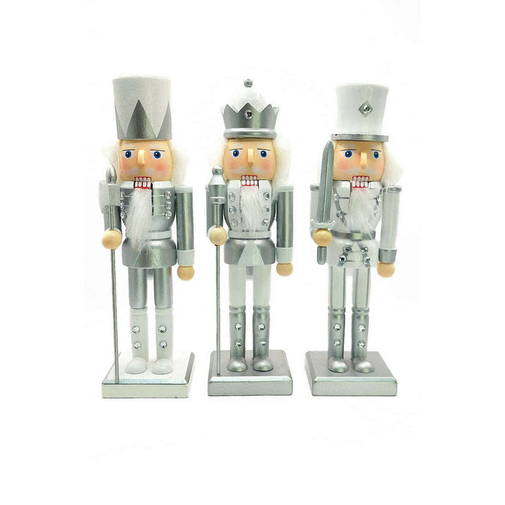 Christmas Nutcracker the Axeman. Wizardi Classic Wooden Festive Decoration F07M14-34-N01364C