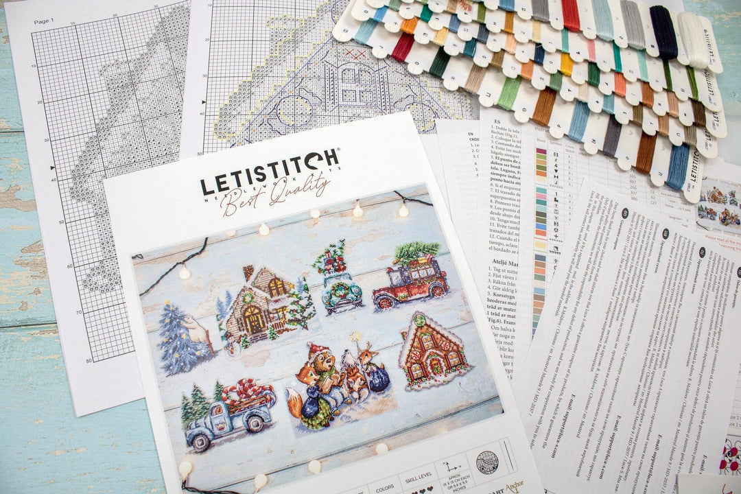 Christmas Ornaments Kit L8051 Counted Cross Stitch Kit