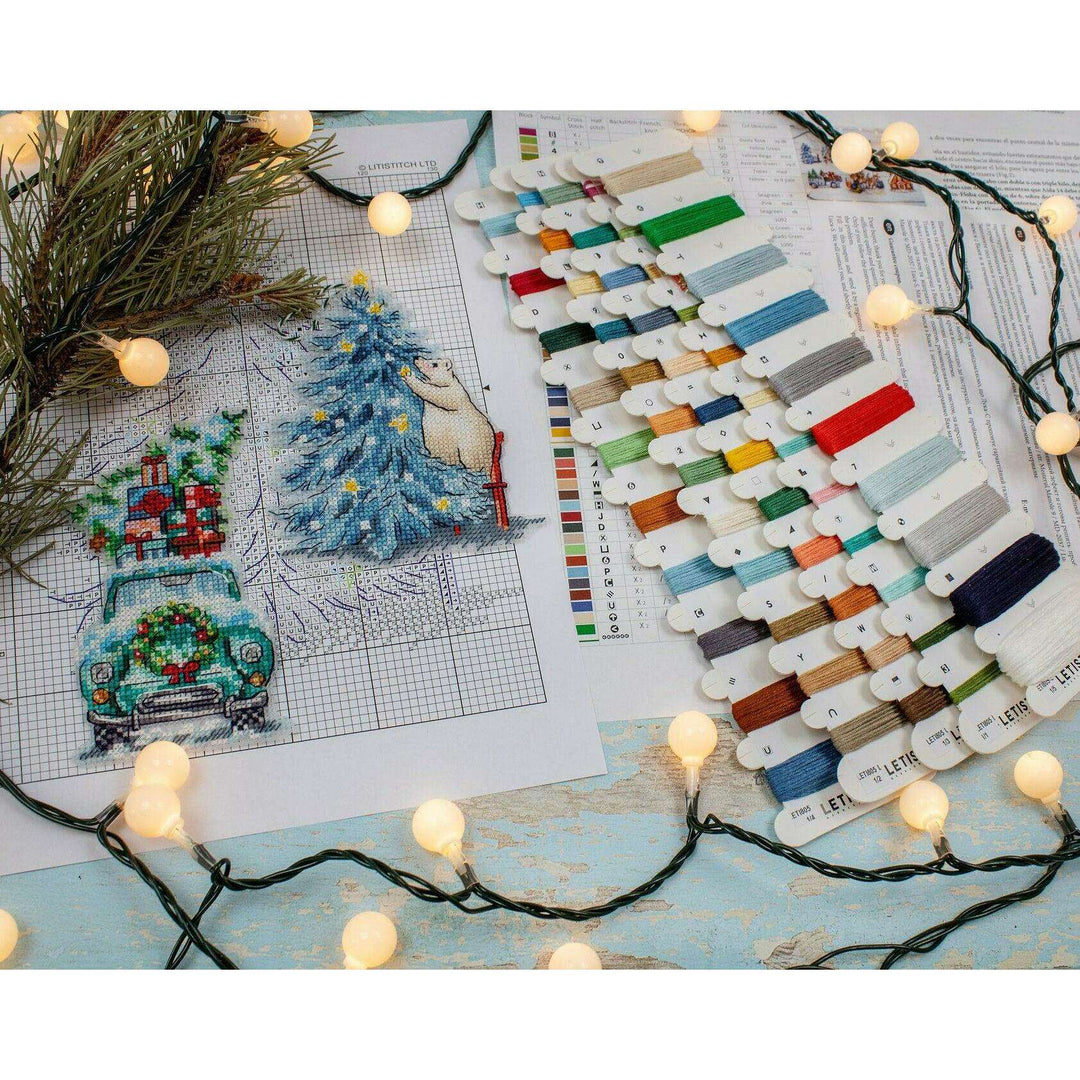 Christmas Ornaments Kit L8051 Counted Cross Stitch Kit