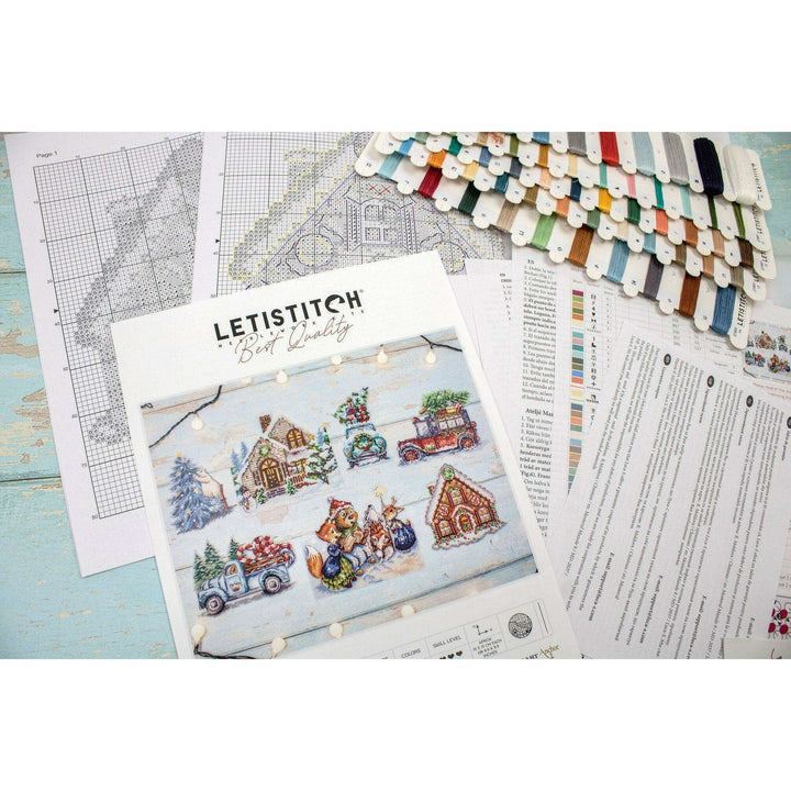 Christmas Ornaments Kit L8051 Counted Cross Stitch Kit