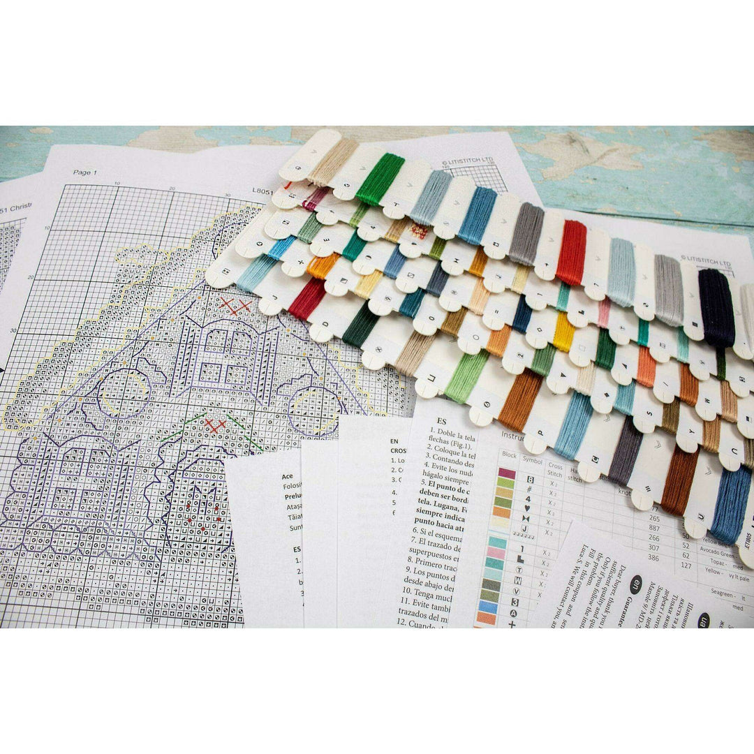 Christmas Ornaments Kit L8051 Counted Cross Stitch Kit