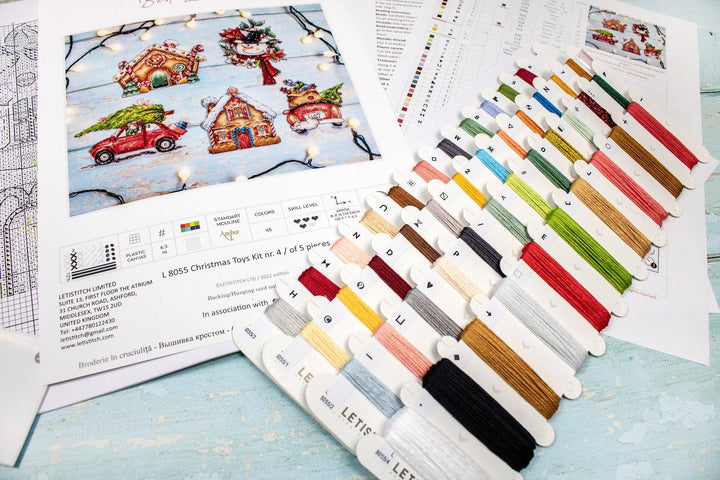 Christmas Ornaments Kit L8055 Counted Cross Stitch Kit