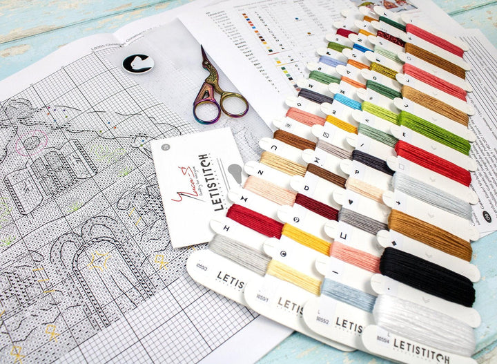 Christmas Ornaments Kit L8055 Counted Cross Stitch Kit