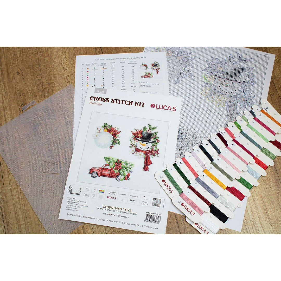 Christmas Toys JK037L Counted Cross-Stitch Kit