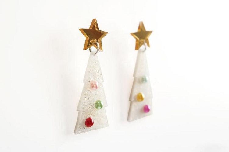 Christmas Tree Earrings by Laliblue - Quirks!