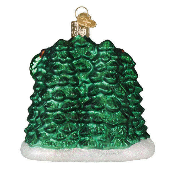 Old World Christmas Christmas Tree Farm Blown Glass Ornament