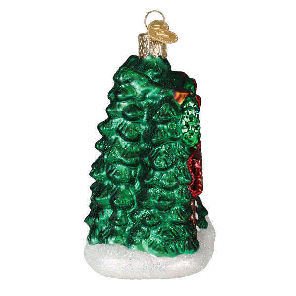 Old World Christmas Christmas Tree Farm Blown Glass Ornament