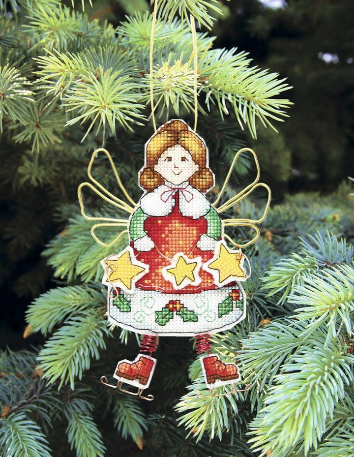 Christmas tree toy. Plastic Canvas Cross-stitch kit T-02C