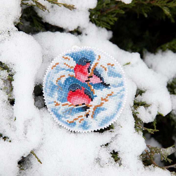 Christmas tree toy. Plastic Canvas Cross-stitch kit T-17C