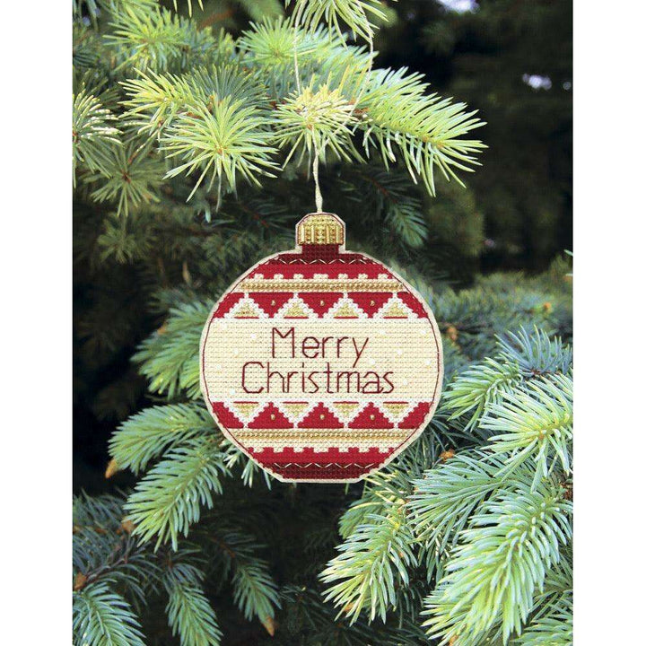 Christmas tree toy. Plastic Canvas Cross-stitch kit T-08C